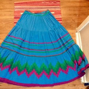 🌵🦎Vintage Quilted Southwest Skirt🦎🌵